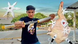 Probamos cosas ninja vs una patilla
