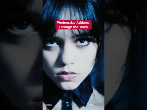 Wednesday Addams: Through the Years #shorts