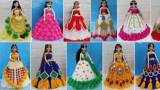 15 New design woolen craft dolls,  New Easy way to decorate dolls -.-