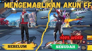 Cara Mengembalikan Akun FF Yang Jadi Bot - Memulihkan Akun Free Fire