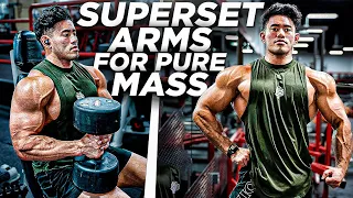 SUPER PUMP ARM WORKOUT FOR MASS | 11 WEEKS OUT Olympia #contestprep #armworkout #bodybuilding