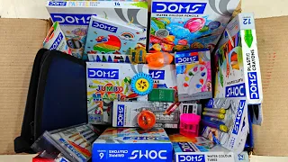 Biggest Doms Collection | Unboxing & Review| Doms Magic pen, Travel Kit, Eraser, Art Supplies,pencil