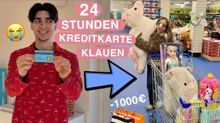 NISA KRIEGT 24 STUNDEN MEINE KREDITKARTE😭 *war keine gute Idee*