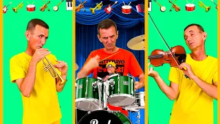 Emoji Smile Challenge Musical 🎸🎺🥁🎻 🪕🎹  by DamatikiShow
