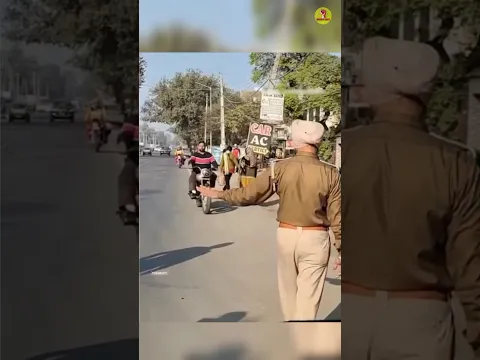 When POLICE Stop BULLET Rider for FINE😎🤡
