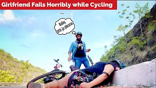 GIRLFRIEND FAILS HORRIBLY IN CYCLING