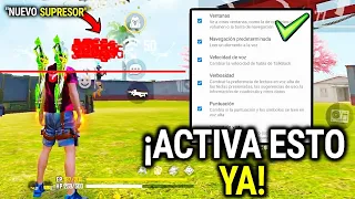 ESTA OPCIÓN tiene AUT0HEADSH0T en ANDROID😱 ESTO PARECE *M4CR0 BR4SIL3ÑA* 95% ROJO☠️ | FREE FIRE🔥