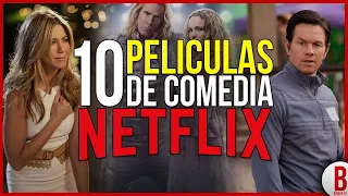 TOP 10 Mejores PELÍCULAS de COMEDIA en NETFLIX