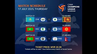 Help Nepal Sports Club(NEP) - Dhivehi Sifainge Club(MDV). CAVA Champions League 2025 Malé, Maldives