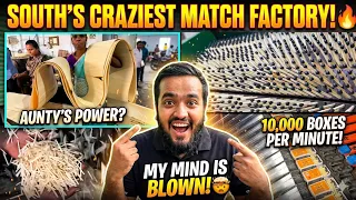 Making Of Matchbox (माचिस) Making in Mega Factory of South India at Extreme Level | Indian Factory |