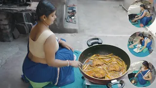 আলু সজনেডাঁটা  দিয়ে মাছের ঝোল রেসিপি  //  Village Style Fish Potato Drumstick curry