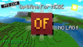 OPTIFINE MCPE 1.18 DAPAT MENGURANGI LAG + FPS BOOST!!