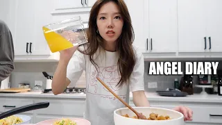 ANGEL DIARY | Best Texas BBQ, Postbiotics & Facemask Giveaway, Family Time, Grocery Shopping