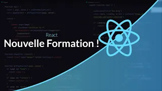 La formation React 2023 est en ligne !