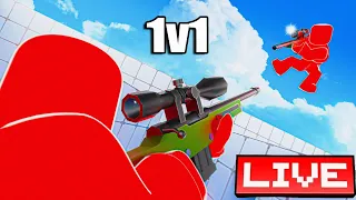 #shorts Roblox Rivals 1v1ing VIEWERS!