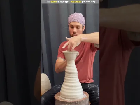 Making Clay Pot For 100 Years, Still Unfinished 😳 #shortfeed #shortvideo #shortsvideo #ytshorts