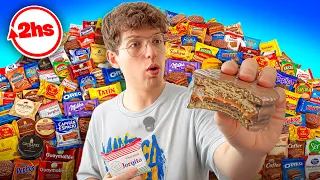 PROBANDO TODOS LOS ALFAJORES DEL MUNDO EN 2 HORAS - ES POSIBLE COMER TODOS???