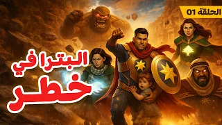 أساطير العرب - انطلاق الأساطير | كابتن جوردان وفريقه ينقذون البترا من ستونبيرد | الحلقة ١