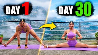 Learn Middle Split in 4 minute | Leg Open करने के लिए रोज क्या करें ? #middlesplit #yogawithkavya