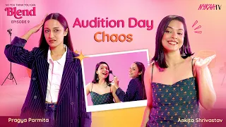So You Think You Can Blend | EP 9 | Wedding Glitter Makeup Look | @filmychokri & Pragya | Nykaa