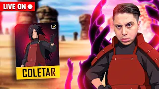 TESTANDO MADARA NO FF !! APELAPATO MEGA FREE FIRE AO VIVO