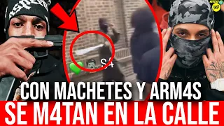 SE M4TAN EN LA CALLE: MACHETES Y ARM4S! BLACKY DRIPPY VS LAJA! AM3NAZA PARA BLACKINNY