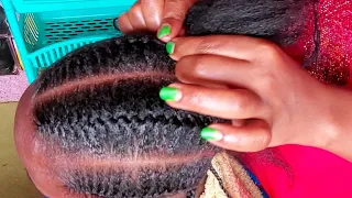 I DON'T KNOW HOW TO PLENT LINES / CORNROWS / HAIR STYLE SIMPLE AND NEAT 🔥