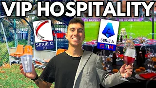 VIP HOSPITALITY di SERIE C vs SERIE A! 🏟️