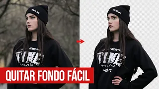 Como QUITAR FONDO a una imagen MUY FÁCILMENTE con Photoshop 2022