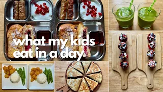 WHAT MY KIDS EAT IN A DAY | DAY 50
