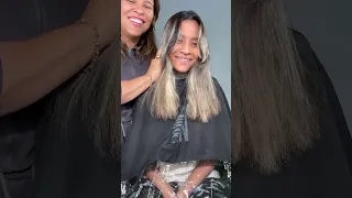 Balayage desde casa #balayage #cabello #hair