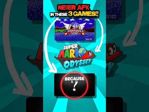NEVER AFK In These Games! (PART 1)🔍 #shorts #afkgamemoments #gamelore #hiddentoons