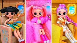 DIY Cardboard & Fluffy Makeover: K-Pop Demon Hunters in Airplane! 10 Crafts for L.O.L. Dolls