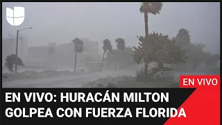 Huracán Milton EN VIVO: el ciclón golpea con furia y avanza hacia el interior tras tocar tierra