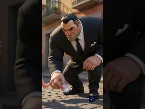 DON'T STEP ON HIS TERRITORY! 👟💔   #trending #ai #3danimation #viral #shortvideo