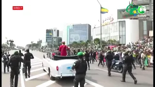 Grande parade militaire et paramilitaire du 64e anniversaire de l'Indépendance du Gabon