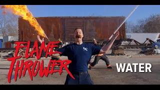 Firefighter Vs. Flamethrower