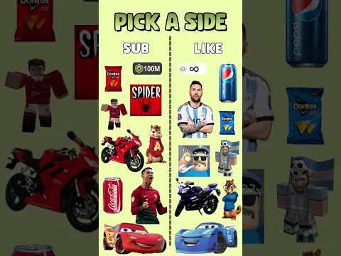 PICK A SIDE #pickasideyoutube #roblox #shorts