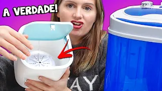 A MINI MAQUINA DE LAVAR ROUPAS, PRESTA? Após 6 meses de uso...