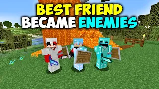 I Started a WAR on my ENEMY Minecraft SMP Server | Minecraft in Hindi
