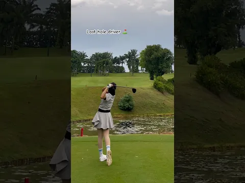 Driver hố cuối cắt qua cây lun nà 🌴#golfyoutube #golfshorts #golfswing #골프유튜버 #골프스윙 🇻🇳
