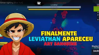 O LEVIATHAN SPAWNOU - EM BUSCA DO NOVO ESTILO DE LUTA ARTE SANGUÍNEA BLOX FRUITS
