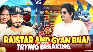 FAKE RAISTAR AND GYAN GAMING BROKE MY 2066 STREAK😭🥺