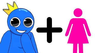 Blue + Women = ??? | Roblox Rainbow Friends Animation