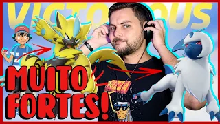 DUBLADOR JOGANDO DE ABSOL E ZERAORA - Os melhores do Pokémon Unite??