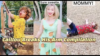 Caillou Breaks His Arm Compilation 🤦‍♀️😂