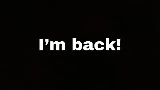 I'm back! First Livestream after an almost 3 year break!