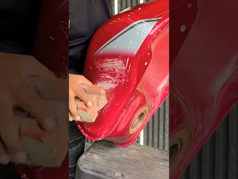Hayabusa ke Tank SCRATCHed !! PPF ke advantages 🔥 #ppf #hayabusa #tank