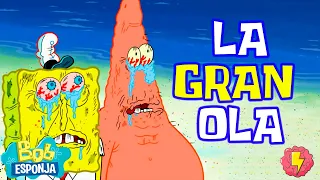 Bob Esponja y la Gran Ola 🌊 🤣😂