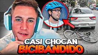 CASI CHOCAN A BICIBANDIDO